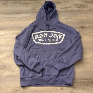 Ron Jons Woman Surf Florida Medium Purple Hoodie Small